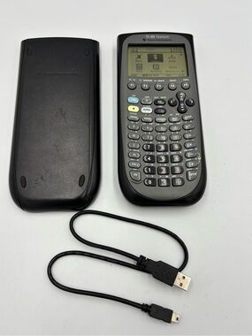 Texas Instruments TI-89 Titanium Graphing Calculator CAS with Cover Cable TESTE